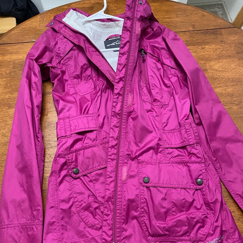 Pink Eddie Bauer Rain Jacket